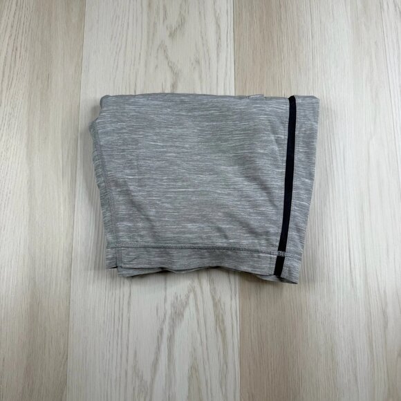 Lululemon Mens Gray Elastic Waistband Lined Pace Breaker Athletic Shorts Size M - Picture 1 of 13